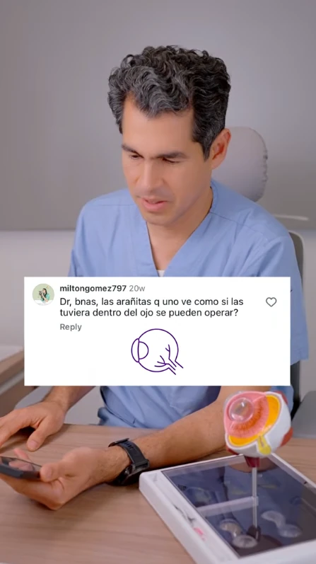¿Qué son las «arañitas» en los ojos y se pueden eliminar?